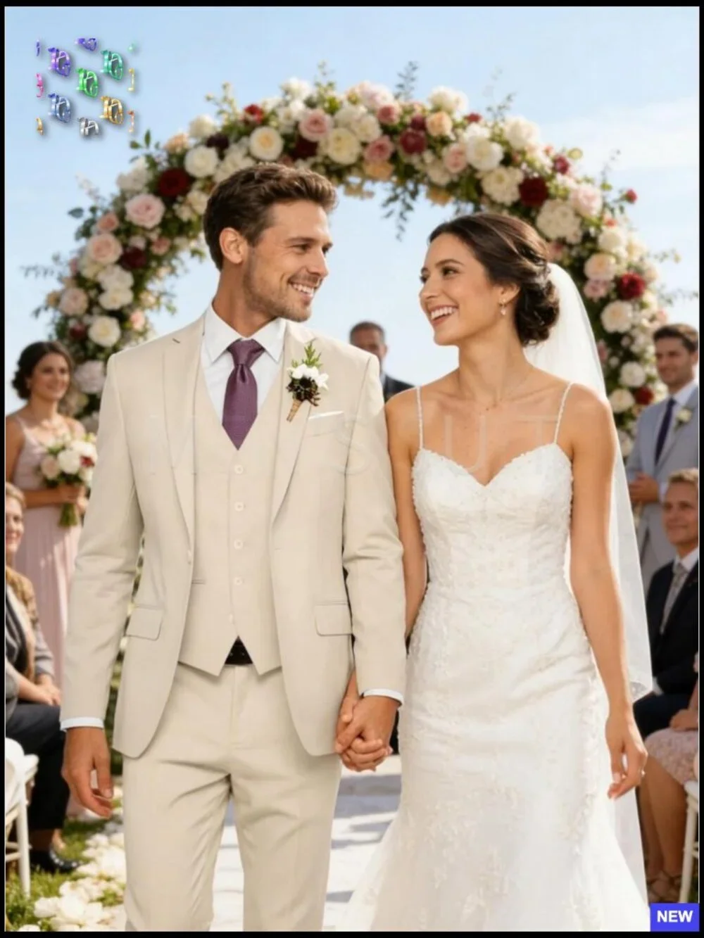 Slim Fit Three-Piece Suit Formal Business Tuxedo Wedding Prom Groom